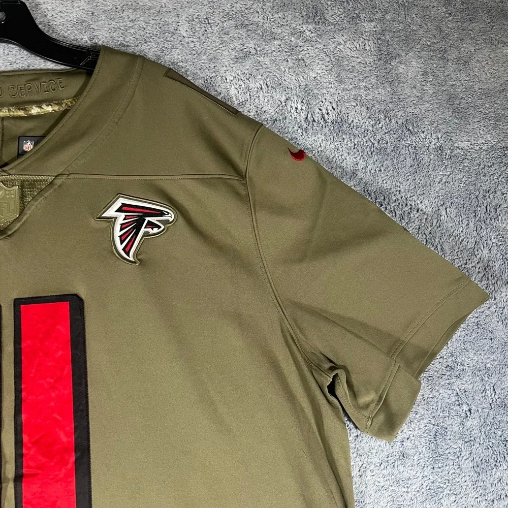 Nike Atlanta Falcons Julio Jones Salute To‎ Service Jersey Olive Green XXL